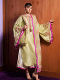Hussain Rehar Basic Not Basic IV Raw Silk Embellished Stitched 3-Piece Suit-Meadow