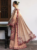 Hussain Rehar Karandi A/W'24 Embroidered Unstitched 3-Piece Suit-Lali