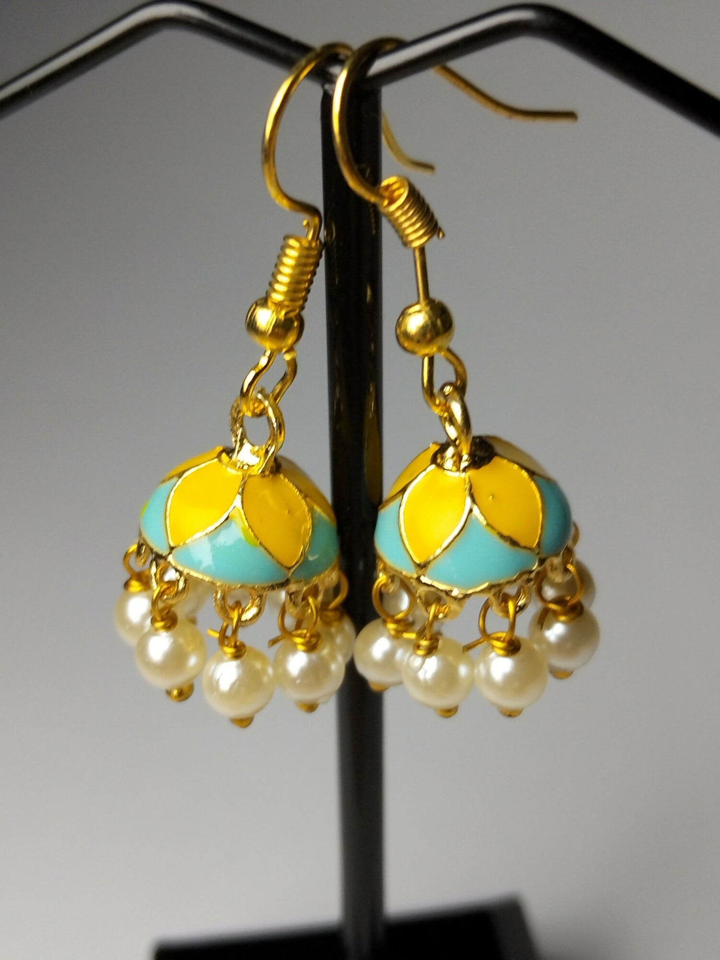 H&A Jewellery Jaipuri Jhumki Earrings