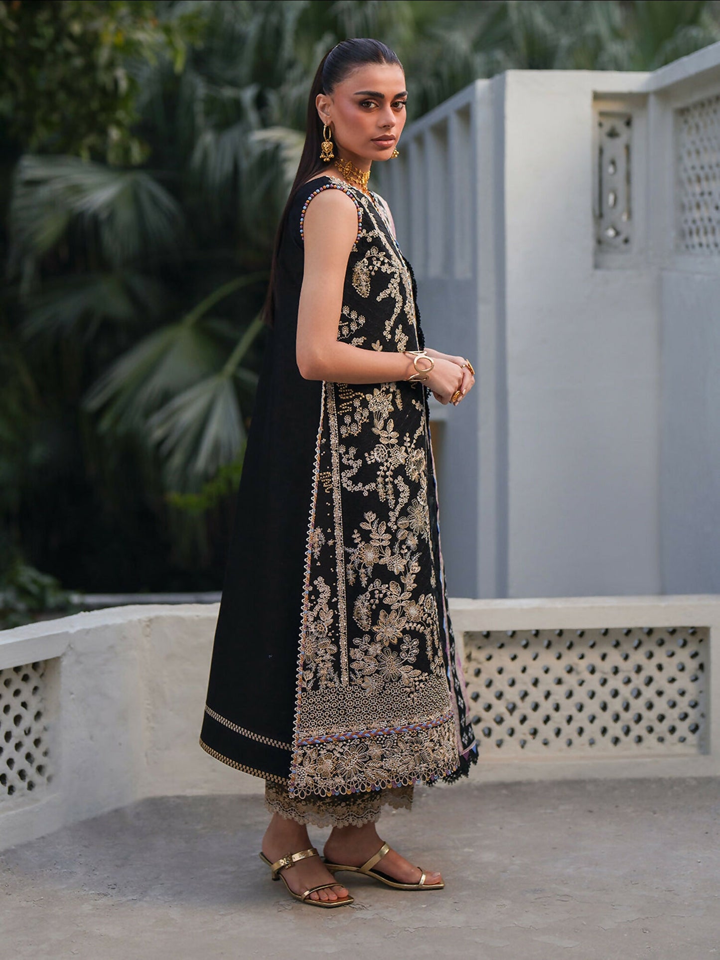 Binilyas Heritage Dore Summer'26 Lawn Embroidered Stitched 3-Piece Suit-171-B