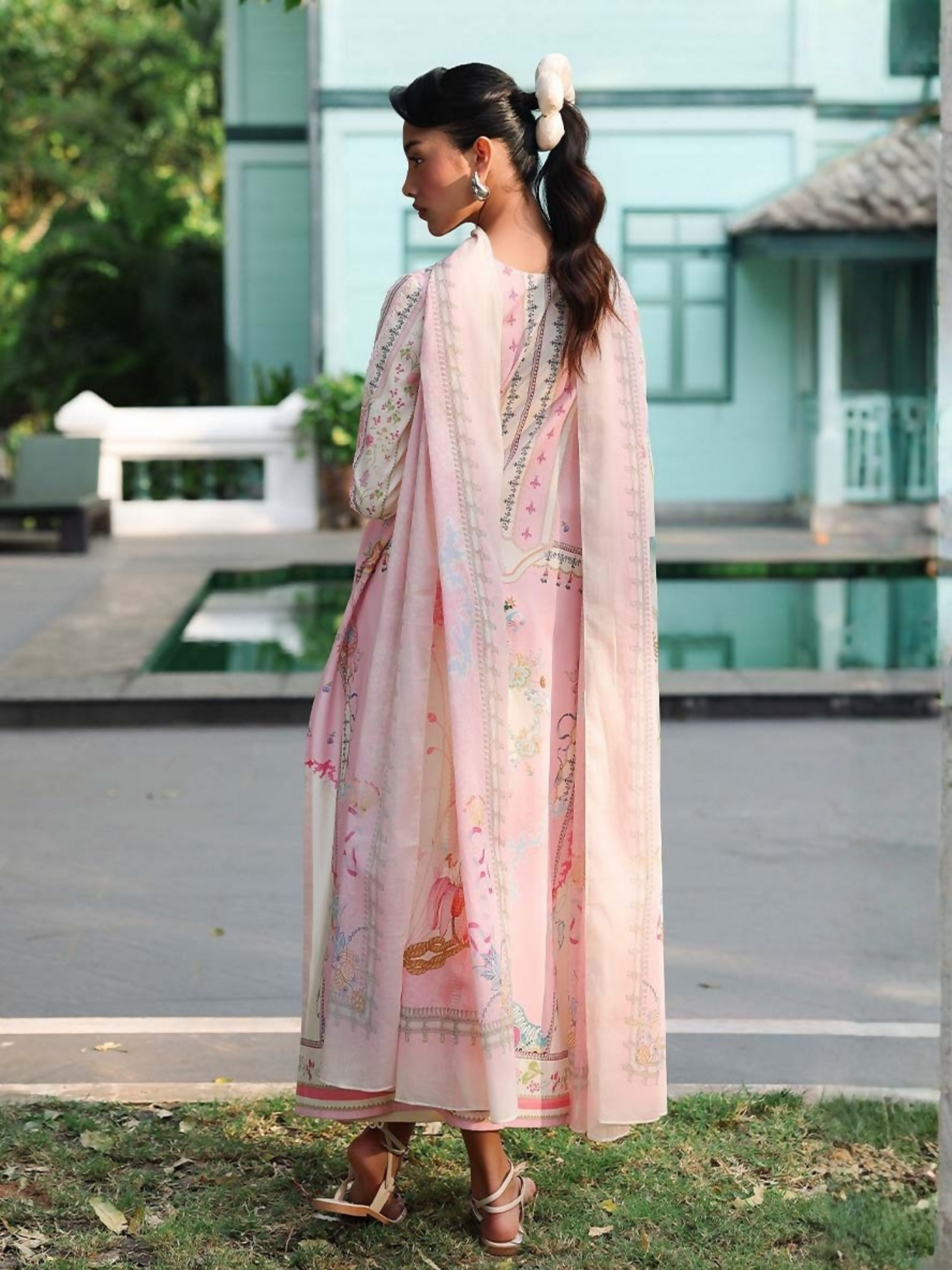 Qalamkar Qprints Lawn'26 Embroidered Unstitched 3-Piece Suit-AX-06-(A)-Elara