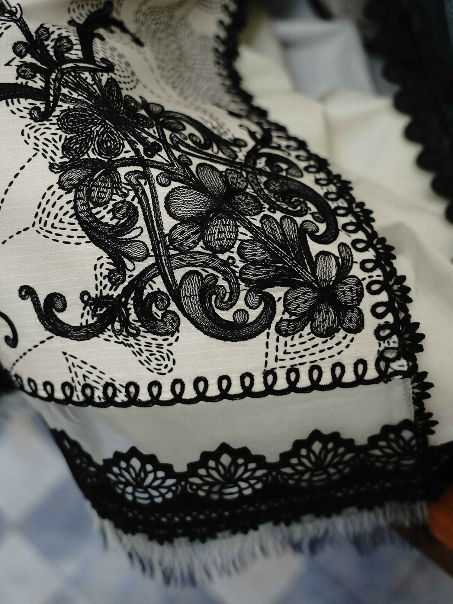 Binilyas Viscose Embroidered Unstitched 3-Piece Suit-73-B