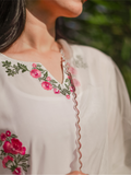 Kachy Dhaagy Lawn Embroidered Stitched 3-Piece Suit-Komal