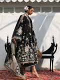 Hussain Rehar Luxury Lawn'26 Eid Edit Embroidered Unstitched 3-Piece Suit-Sable