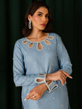 Allure By IH Raw Silk Embellished Stitched 3-Piece Suit-Nuray
