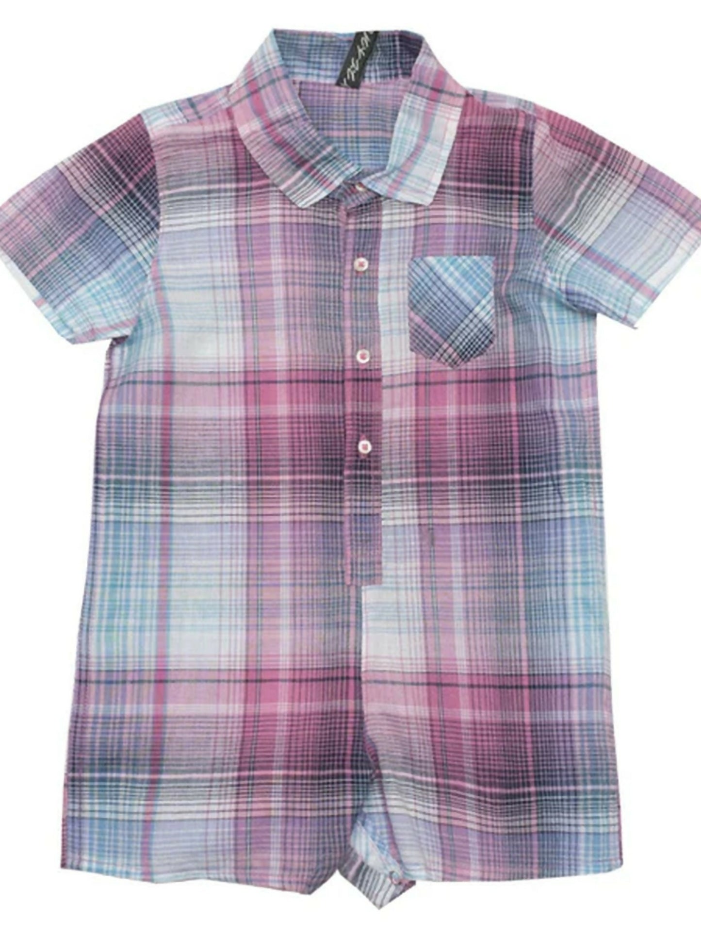 Funkys Woven Pink Baby Romper -8826