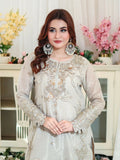 Farooq Hameed Studio Wedding Festive'25 Laama Silk Embroidered Stitched 3-Piece Suit-Anaira