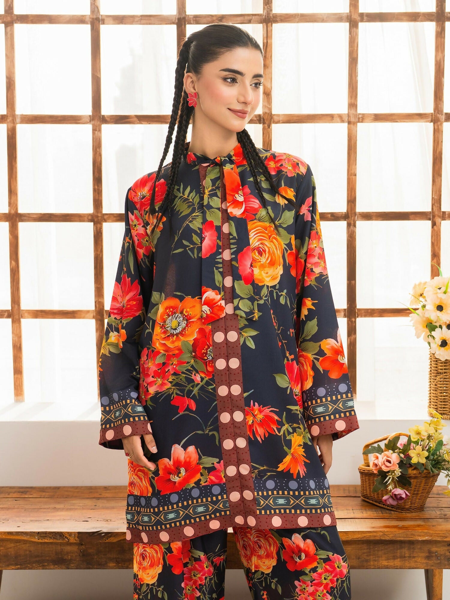 Panache Apparel Florise Lawn Printed Stitched Suit-Floral Mystery