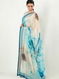 Imran Aftab Chiffon Printed Unstitched Saree-IASC 21
