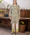 Panache Apparel Crepe De Luxe Crepe Printed Co-Ord Set-Lemon