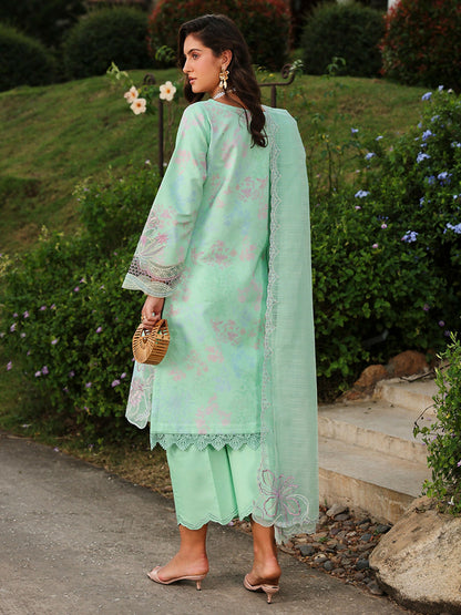 Rang Rasiya Florence Summer Edit'26 Lawn Embroidered Unstitched 3-Piece Suit-Haniya