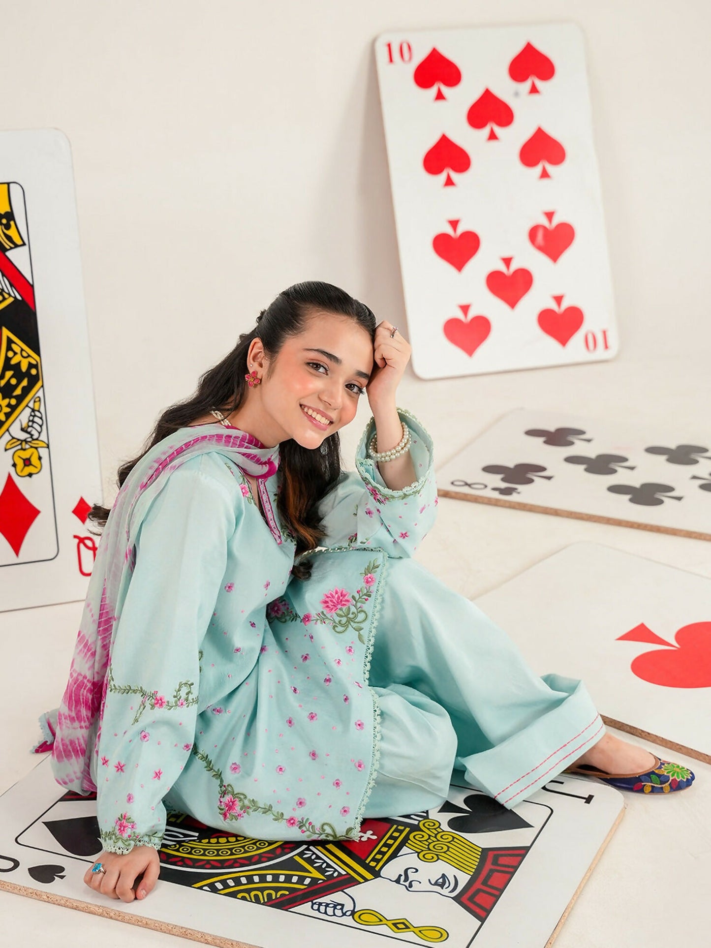 Panache Apparel Bloomie Lawn Embroidered Stitched Suit-Mimzi