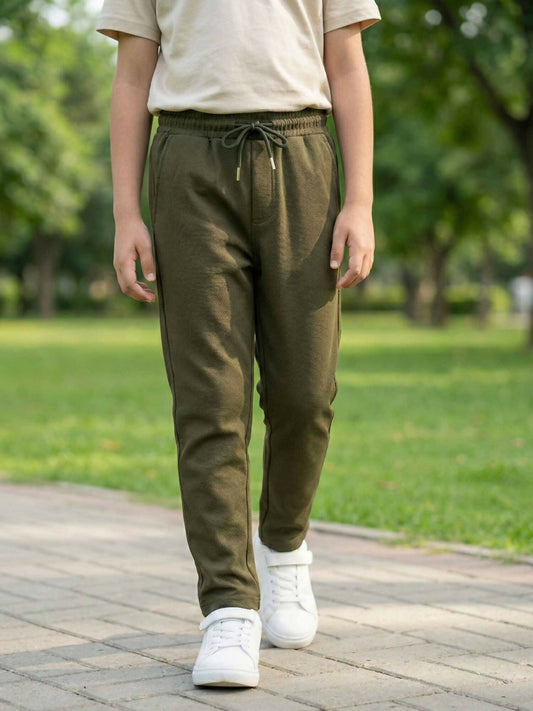 Velvour Imported Popcorn Trouser-VWT40-CT