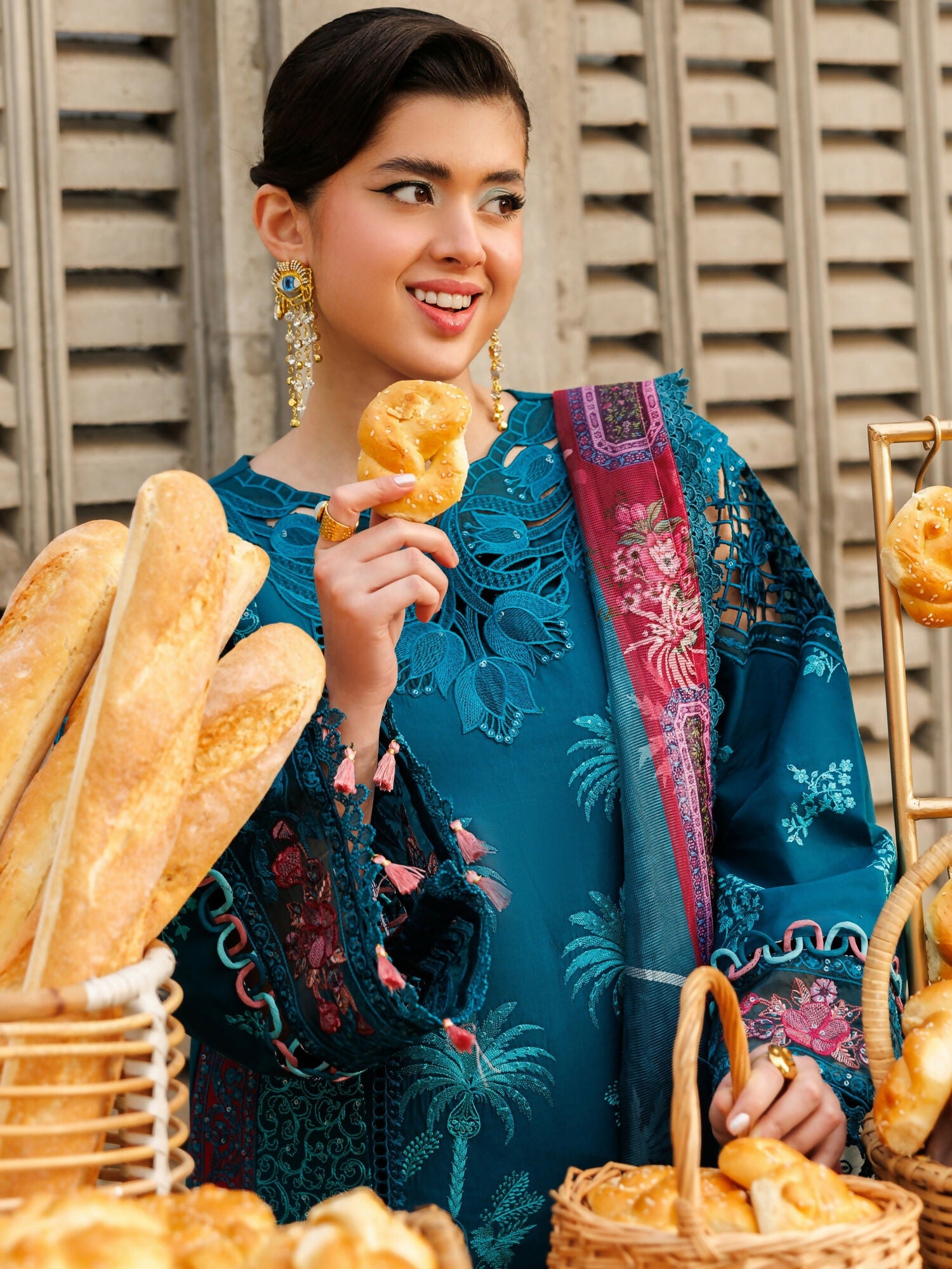 Parishay Monaco Luxury Lawn'26 Embroidered Unstitched 3-Piece Suit-MN-04