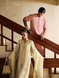 Hussain Rehar The Scent Luxury Pret SS'25 Raw Silk Embellished 2-Piece Suit-Aven