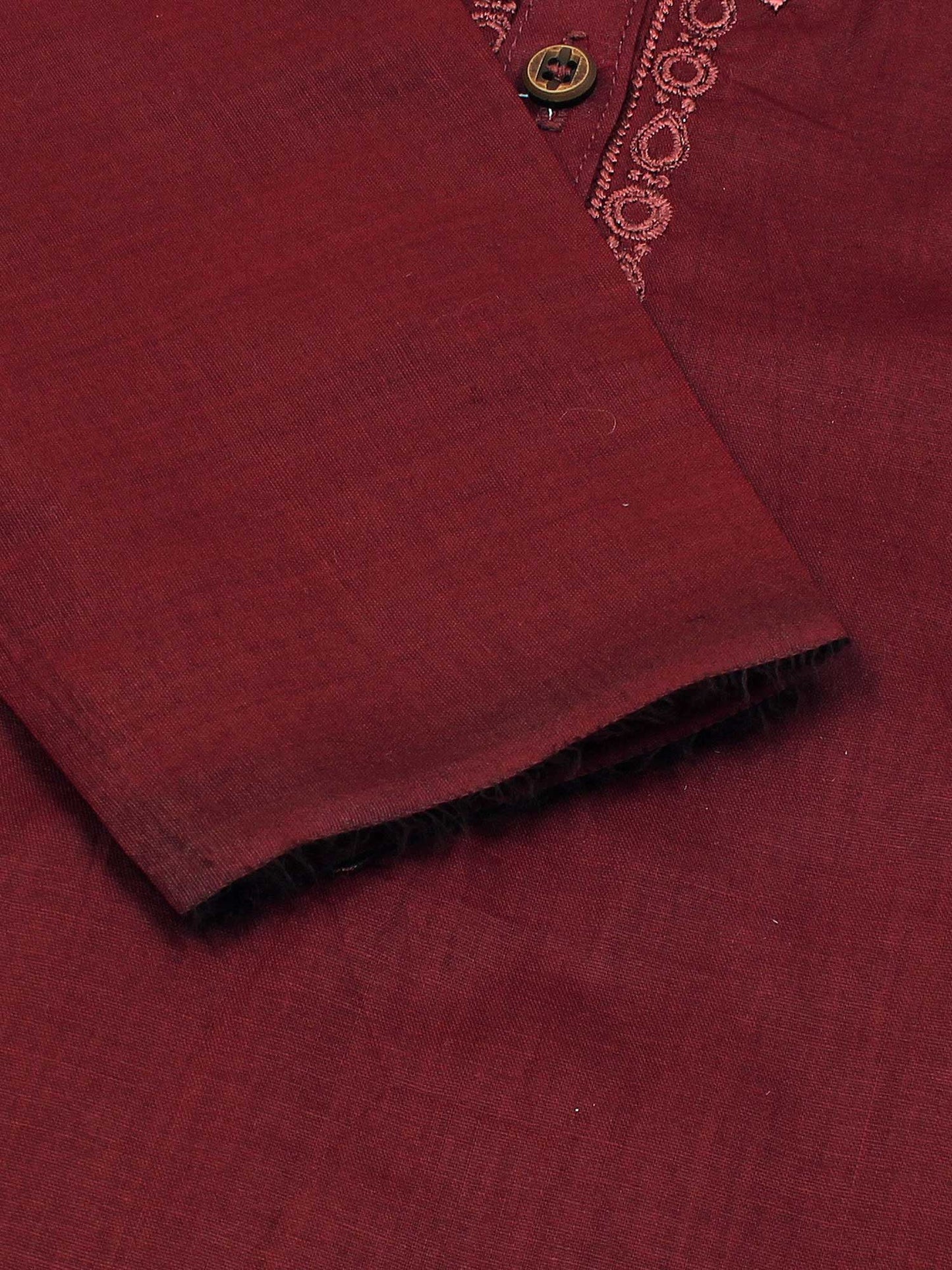 Velvour Boys Cotton Embroidered Stitched Kurta Pajama-VK03