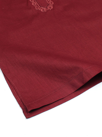 Velvour Boys Cotton Embroidered Stitched Kurta Pajama-VK03