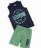 Velvour Poly Athletic Sleeveless Tracksuit-VST58-C