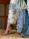 Hussain Rehar The Scent Luxury Pret SS'25 Raw Silk Embellished 3-Piece Suit-Virelle