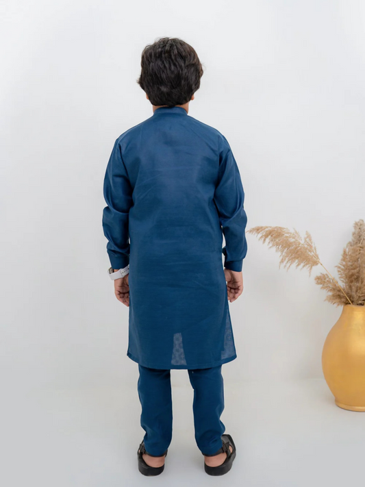 Wearmani Cotton Stitched Kurta Pajama-MKP-084