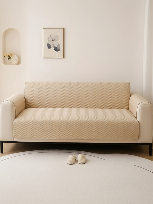 Elegant Bedding Mat Ultrasonic Micro Sofa Cover