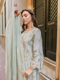 Farooq Hameed Studio EiD Collection'26 Pure Silk Embroidered Stitched 3-Piece Suit-Ira