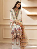 Shiza Hassan Miha Luxury Pret Satin Silk Embellished 3-Piece Suit-Petunias
