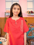 Velvour Girls Cotton Embroidered Stitched Kurti-VG98-A