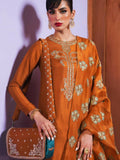 Hussain Rehar Basic Not Basic IV Raw Silk Embellished Stitched 3-Piece Suit-Gilt