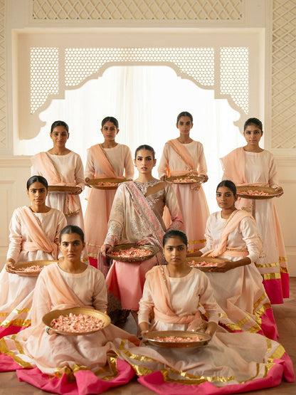 Parishay Ranibagh Luxury Formals Silk Embroidered Stitched 3-Piece Suit-Meherbano