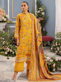 Mausummery Linen Printed Unstitched 3-Piece Suit-Bahar