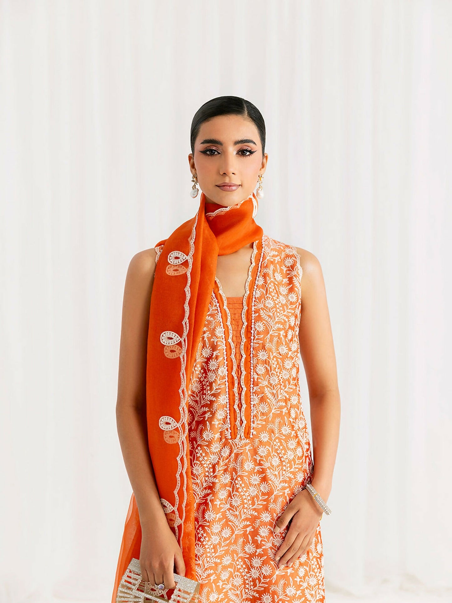 Joolie By Saira Rizwan Silk Embroidered Stitched 3-Piece Suit-Eira-SRSP-25-03
