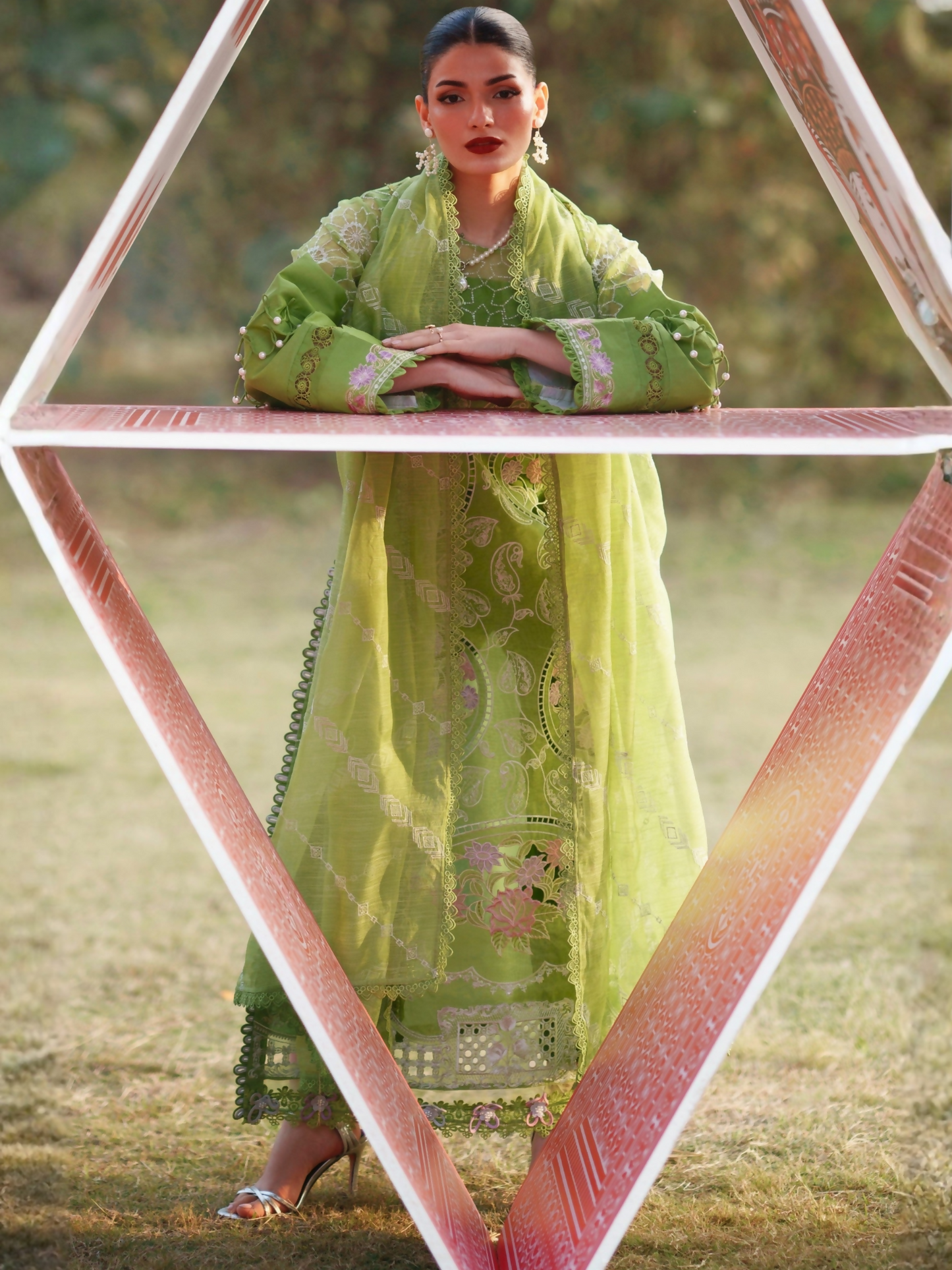 Parishay Summer Queen Lawn Embroidered Unstitched 3-Piece Suit-SQ-03