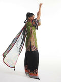 Jugnu by Hussain Rehar SS'25 Eid Pret Edit II Cotton Embroidered 2-Piece Suit-Lavanya