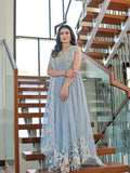 Farooq Hameed Studio Net Embellished Stitched 3-Piece Suit-Laira