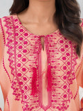 Stylish Collection Allure Cotton Embroidered Stitched 2-Piece Suit-Jugnu Peach