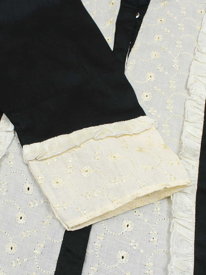 Velvour Girls Cotton Embroidered Co-Ord Set-VG150-B