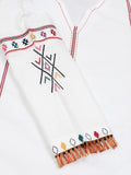 Velvour Girls Cotton Embroidered Stitched 2-Piece Suit-VG106-C