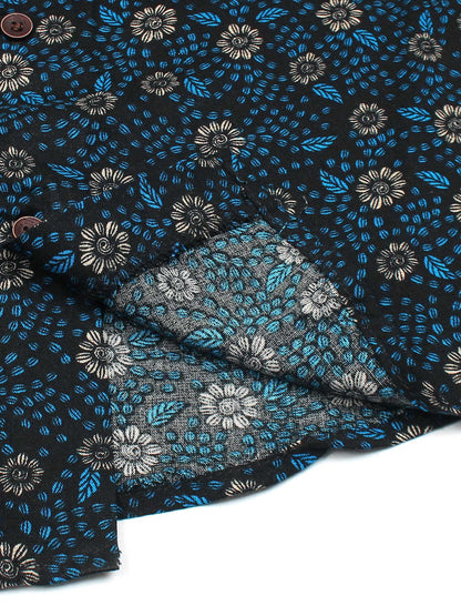 Velvour Soft Linen Printed Co-Ord Set-VC25