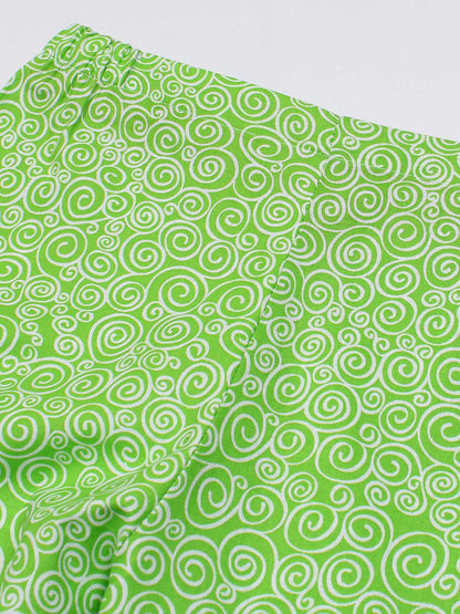 Velvour Girls Cotton Embroidered Co-Ord Set-VG162-A