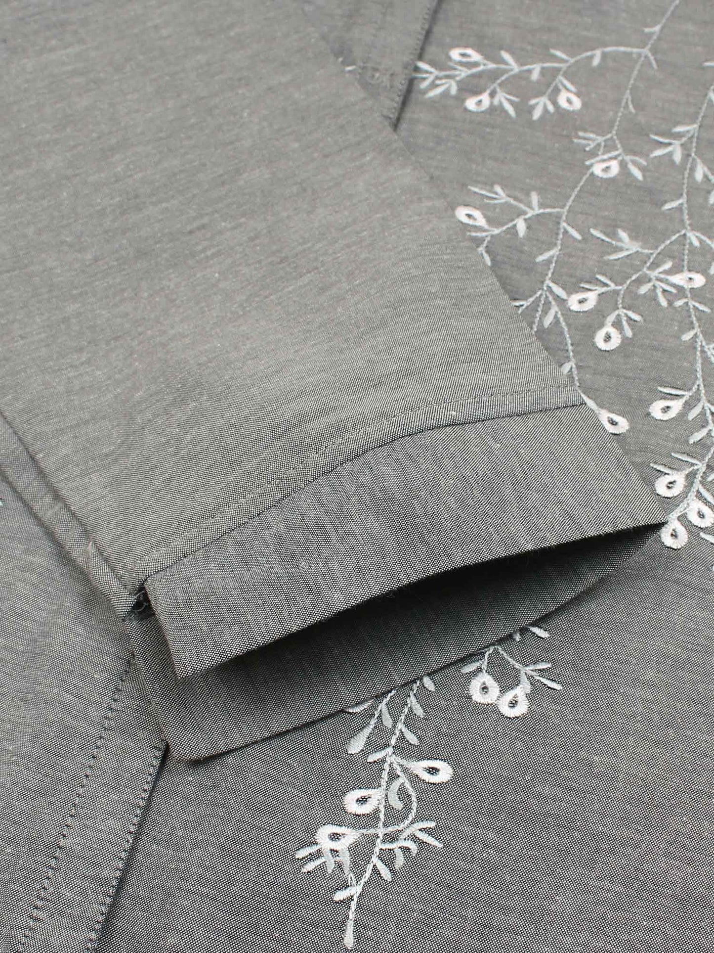 Velvour Girls Cotton Embroidered Co-Ord Set-VG169-A
