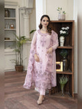 Noori Chiffon Embroidered Unstitched 3-Piece Suit