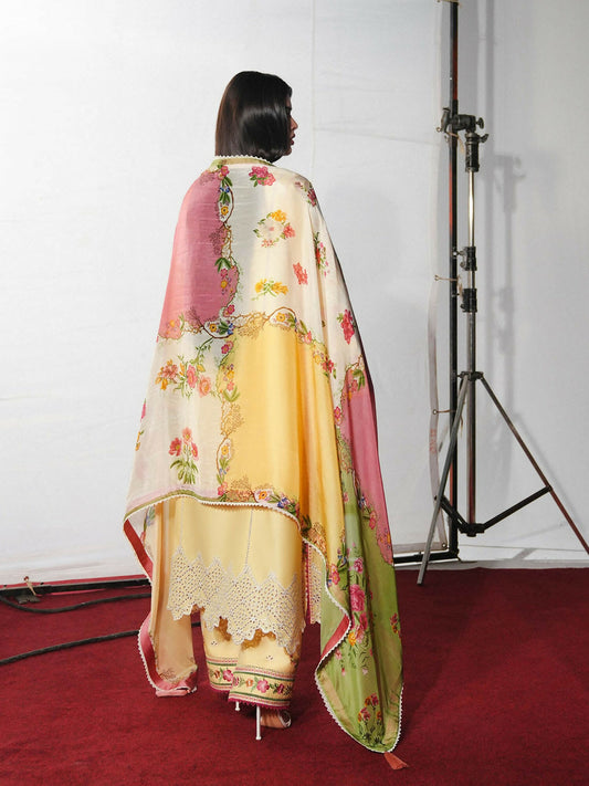 Jugnu by Hussain Rehar The Reserved View SS/Edit I Cotton Embroidered Unstitched 3-Piece Suit-Jahan
