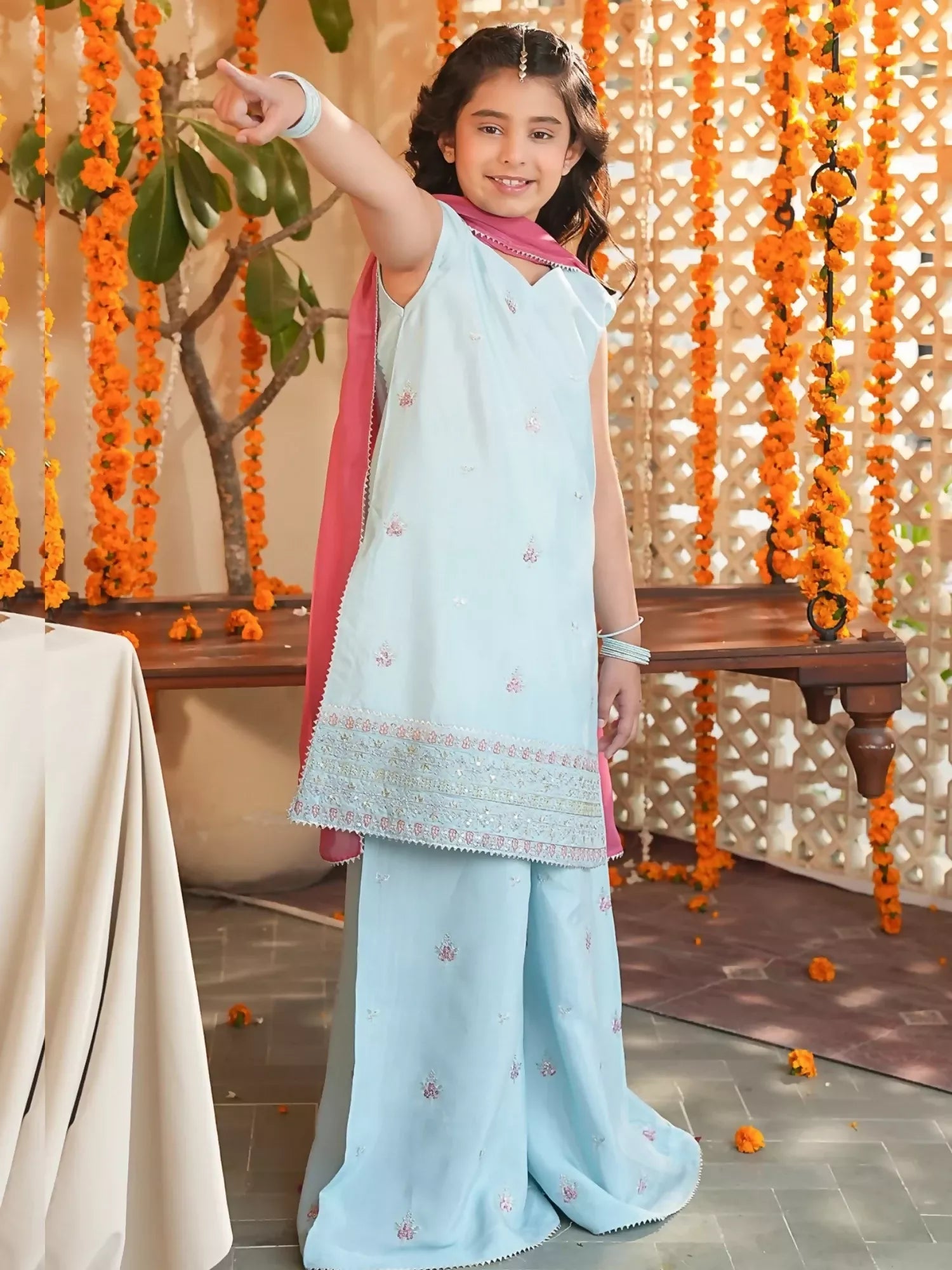 Panache Apparel Noore Eid Edit Sheesha Silk Embroidered Stitched Suit-Haya
