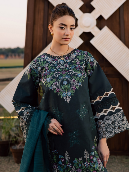 Parishay Summer Queen Vol 2 Lawn Embroidered Unstitched 3-Piece Suit-SQU-16
