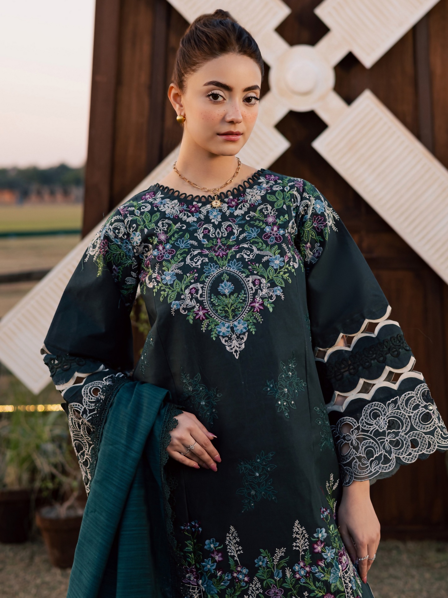 Parishay Summer Queen Vol 2 Lawn Embroidered Stitched 3-Piece Suit-SQU-16