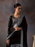 Allure By IH Be-My-Guest Thai Silk Embroidered Stitched 3-Piece Suit-Candy