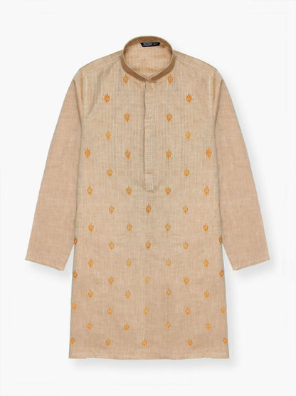 Velvour Boys Cotton Embroidered Stitched Kurta-VB196-E