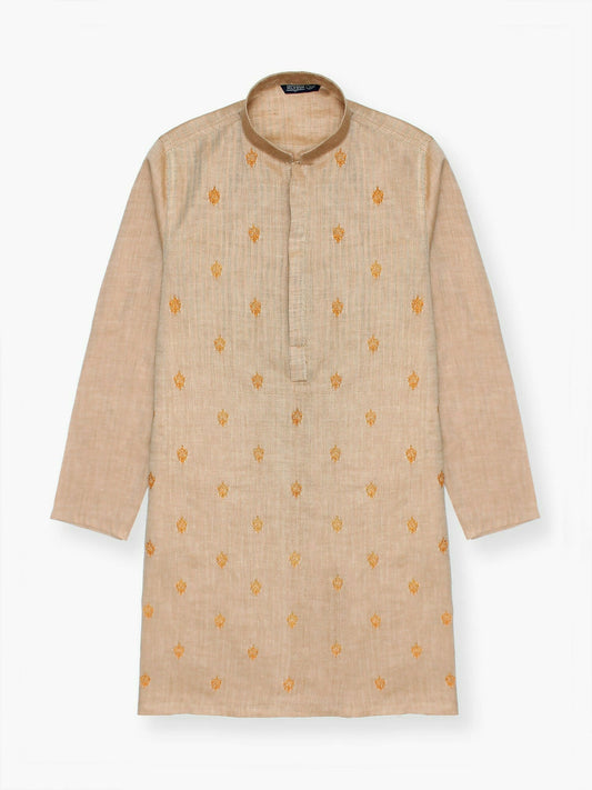 Velvour Boys Cotton Embroidered Stitched Kurta-VB196-E