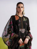 Hussain Rehar Candy Soap Raw Silk Embellished Stitched 3-Piece Suit-Cheri